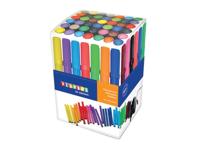 Marker PLAYBOX jumbo 12 colors ass (42)