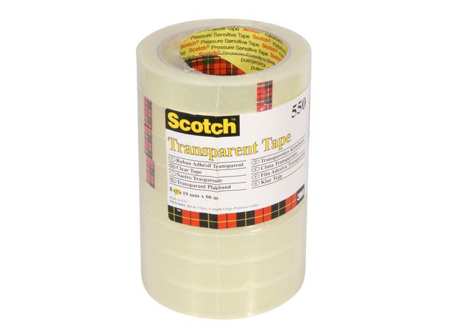 Disktape SCOTCH 550 19mmx66m transp.