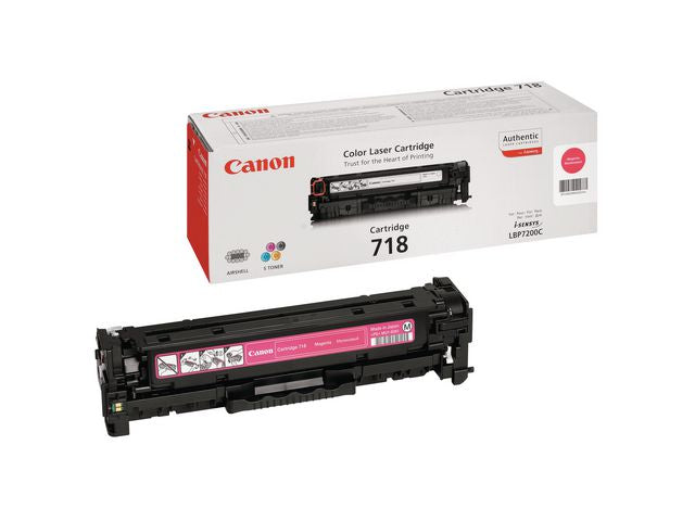 Toner CANON 718M 2.9K rød