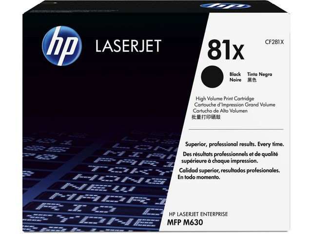 Toner HP CF281X 25K sort