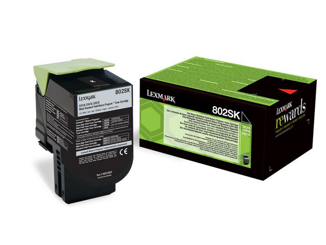 Toner LEXMARK PB 80C2SK0 sort