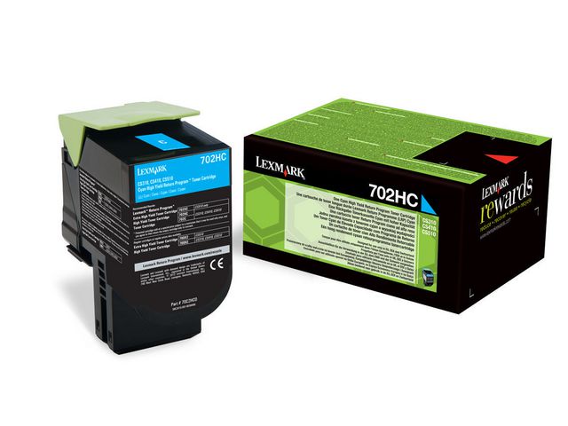 Toner LEXMARK 70C2HC0 blå