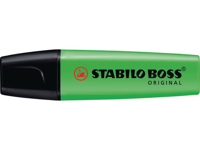 Tekstmarker STABILO Boss grønn