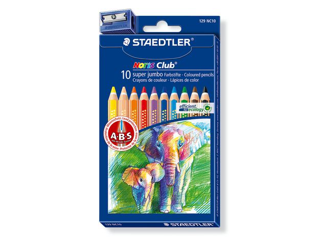 Fargeblyant STAEDTLER Noris Jumbo (10)