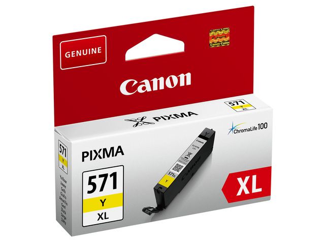 Blekk CANON CLI-571XL Y gul