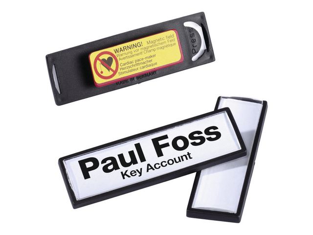 Nameplate DURABLE 17x67 magnetic (25)