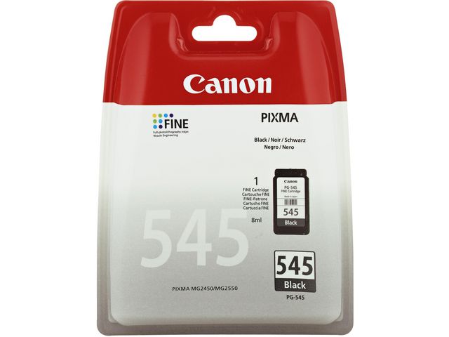 Blekk CANON PG-545 sort 8ml