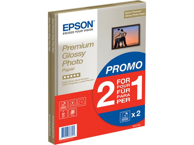 Fotopapir EPSON Pr gloss A4 255gr (2x15)