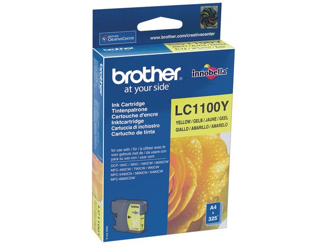 Blekk BROTHER LC1100Y gul