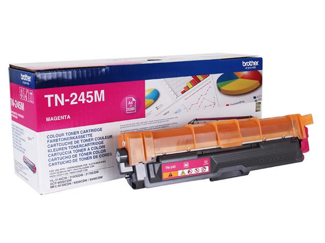 Toner BROTHER TN245M 2.2K rød