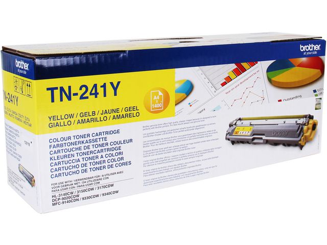 Toner BROTHER TN241Y 1.4K gul