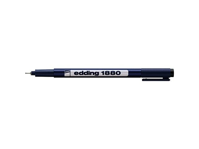 Fiberpenn EDDING 1880 0,3mm sort