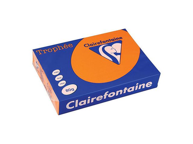 Kopipapir TROPHEE A4 80g oransje (500)