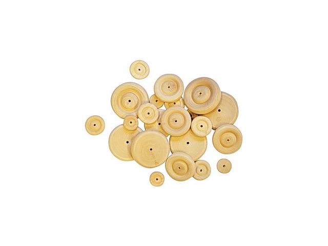 Wooden wheel diameter 50mm (50)