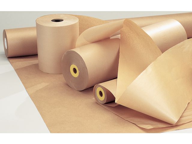 Papir ubleket kraft 40g 40cm 5kg/rull