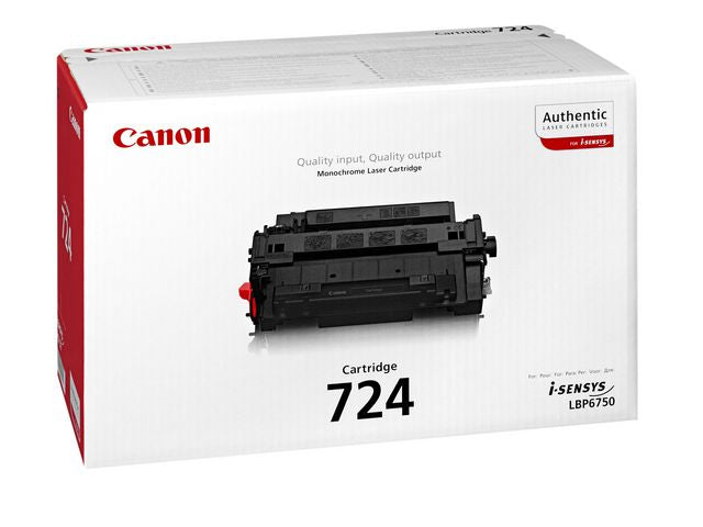 Toner CANON 724 6K sort