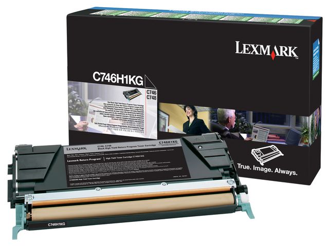 Toner LEXMARK C746H1KG 12K sort