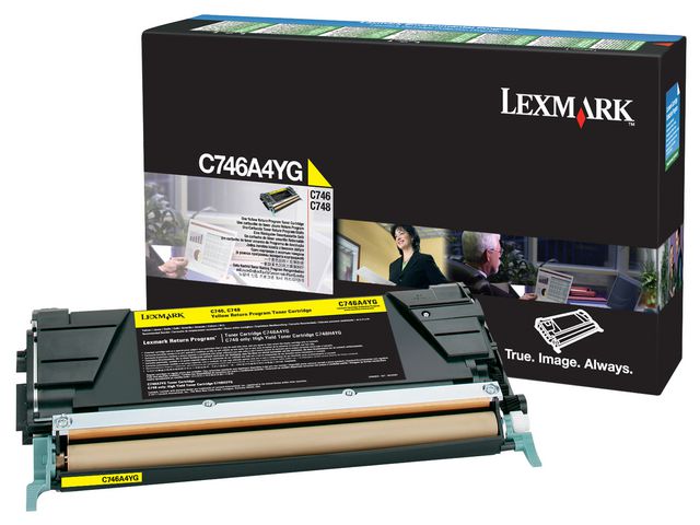 Toner LEXMARK C746A1YG 7K yellow