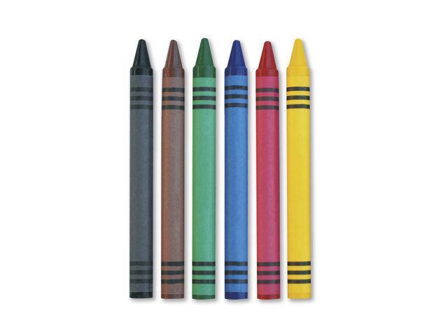 Wax crayon 6 colors