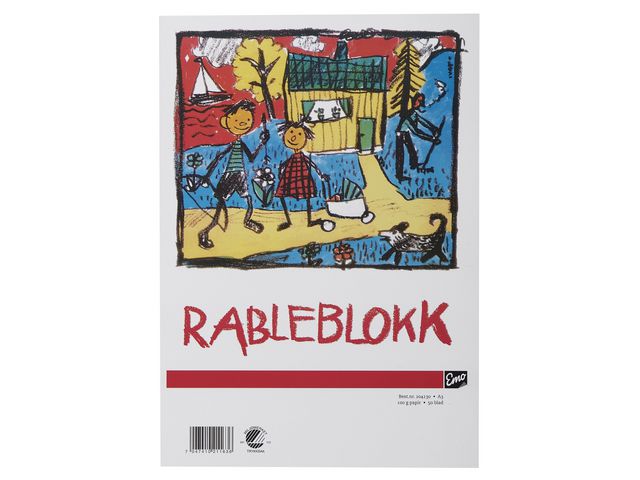 Rableblokk EMO A3 100g 50 blad