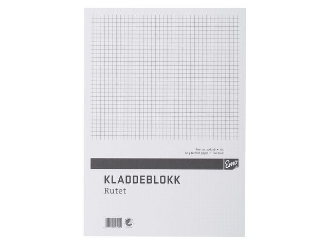 Notebook EMO A4 60g 100 sheets grid