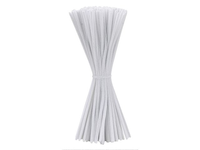 Pipe cleaner white 30cm (100)