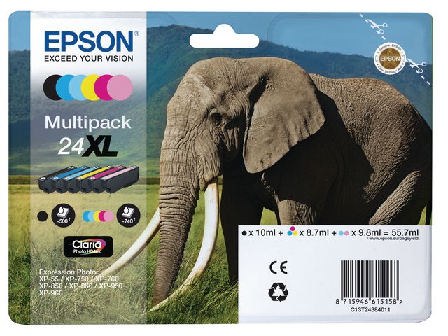 Blekk EPSON T2438 C13T24384011 XL (6)