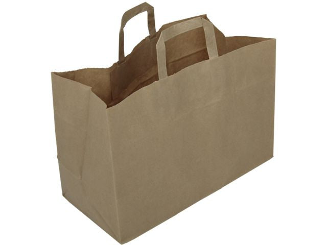 Carrier bag paper 17L brown (250)