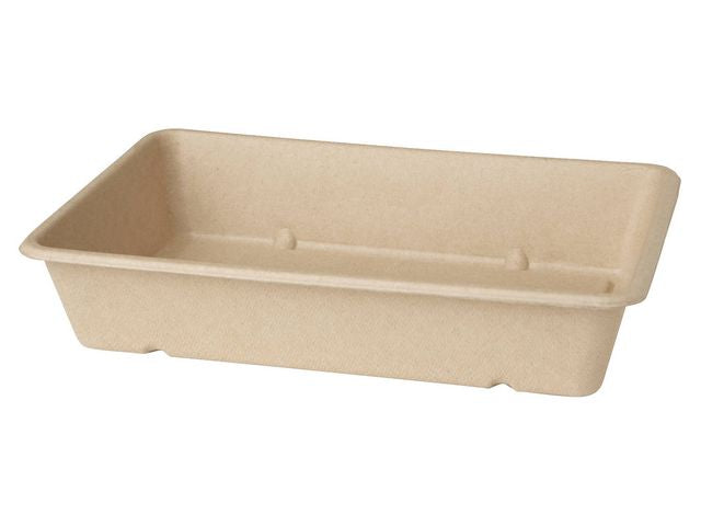 Salatboks DUNI 1200ml bagasse natur (40)