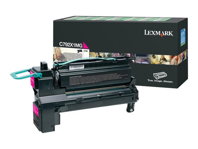 Toner LEXMARK C792X1MG 20K rød