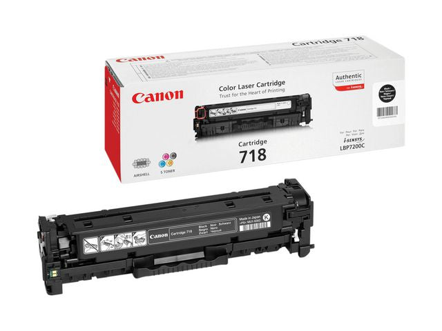 Toner CANON 718BK 3.4K sort