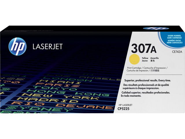 Toner HP CE742A 7.3K yellow