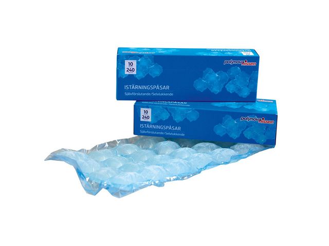 Ice cube bag POLYNOVA LD ​​180x335mm (10)