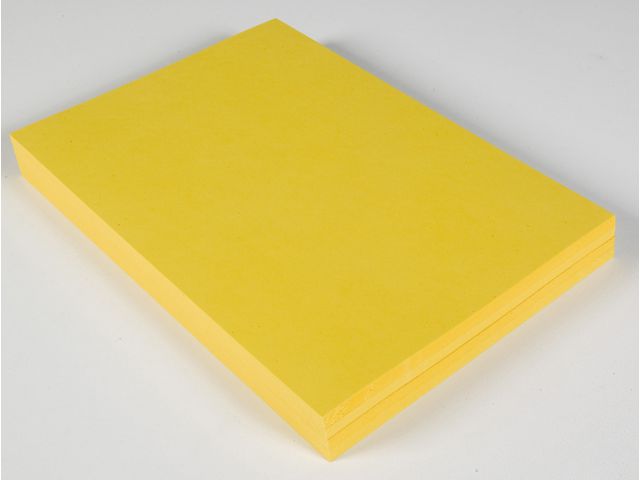 Decorative cardboard A4 220g yellow