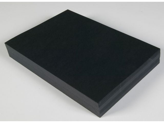 Decorative cardboard A4 220g black