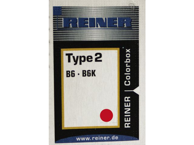 Stamp pad REINER f/numerator red