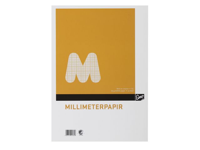 Millimeterpapir EMO A4 80g 50bl