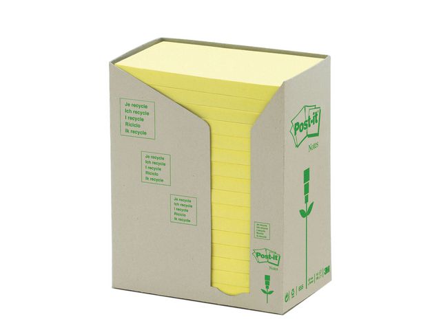 Notatblokk POST-IT 76x127 Resirk CY(16)