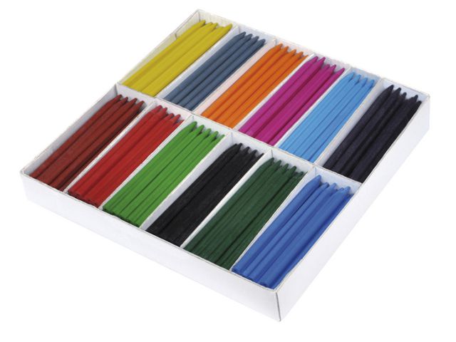 Plastic chalk 25x12 colors (300)