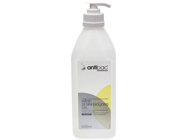 Hånddesinfeksjon ANTIBAC 85% Gel 0,6L