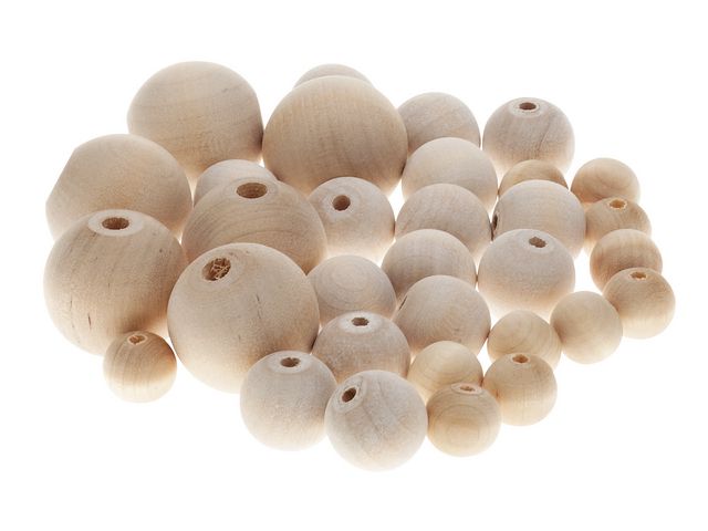 Wooden beads 20mm (100)