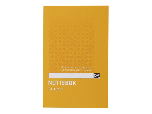 Notebook EMO 9x14cm 60g 32 pages lines