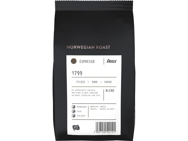 Kaffe FRIELE 1799 espressobønner 500g