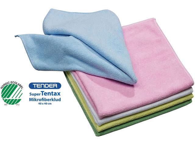 Klut Tentant microfiber  40x40 blå (10)