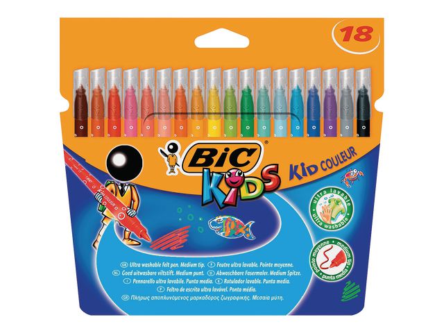 Tusj BIC Couleur ass. farger (18)