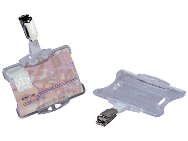 Card holder DURABLE w/clip