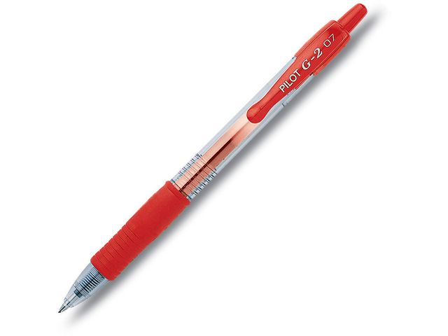 Gel rollers PILOT G2-7 red