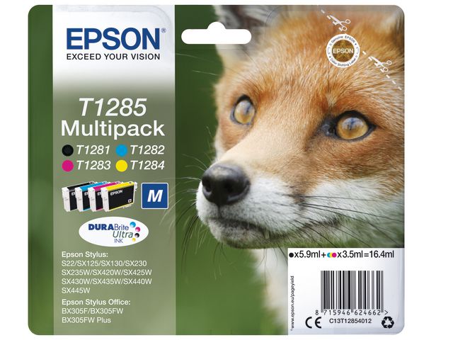 Blekk EPSON T1285 C13T12854022 CMYK (4)