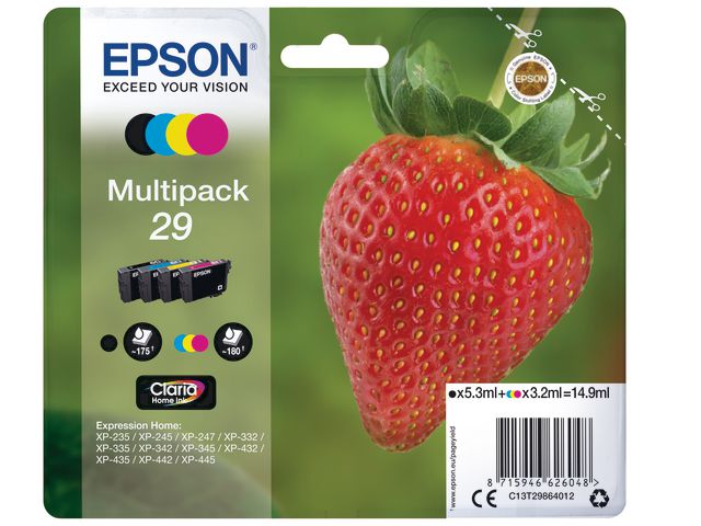 Blekk EPSON 29 C13T29864022 CMYK (4)