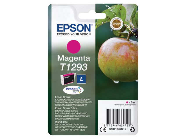 Blekk EPSON T1293 C13T12934012 magenta